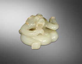 和田玉雕雄视天下（元