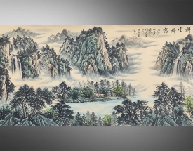 何海霞 山水