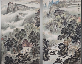 文衡 山水画