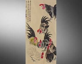 齐白石 群鸡图