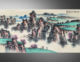 石鲁  秦岭云海