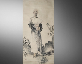 何家英 弘一法师像