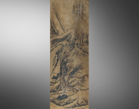 袁江 寒山雪色