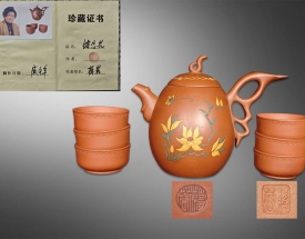 蒋蓉 原矿彩塑蝶恋花