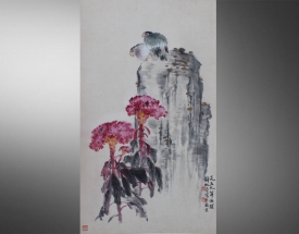 钱松岩 花鸟