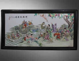 王大凡画《群仙祝寿图