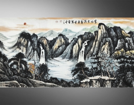 朱安平 青绿山水